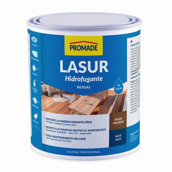 Lasur al agua nogal