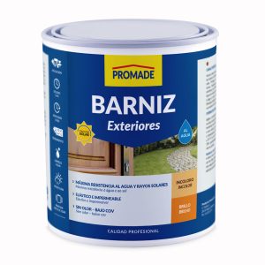 Barniz Exteriores al agua brillo 750 ml