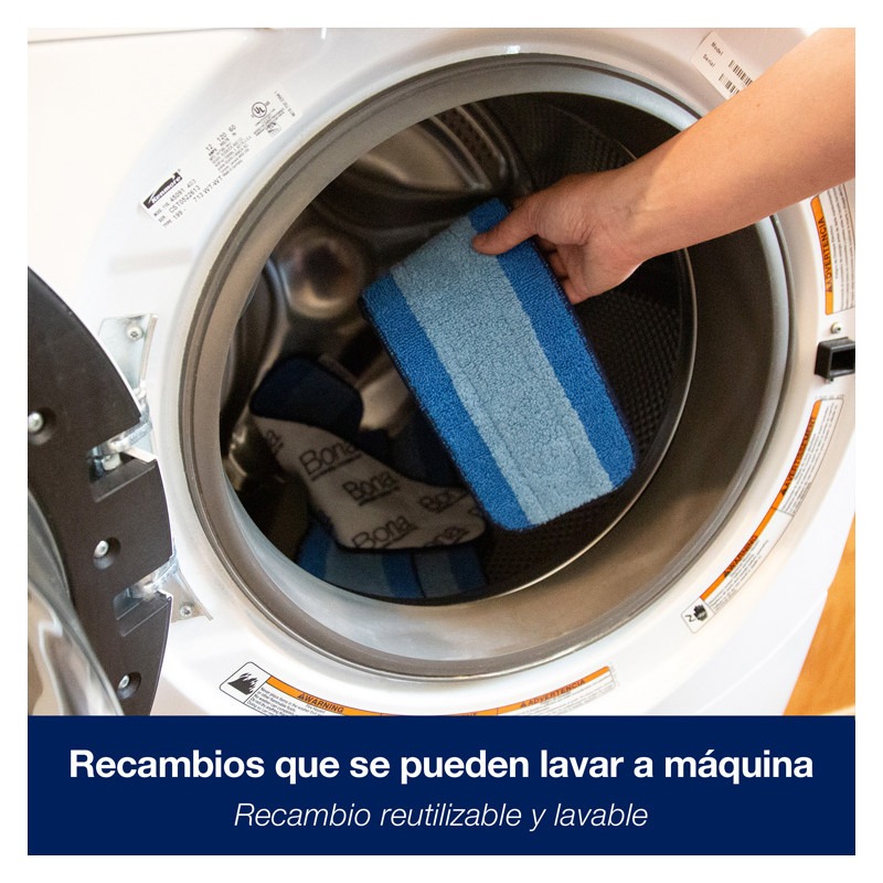 Recambio Mopa Limpiador de Microfibra Bona 3